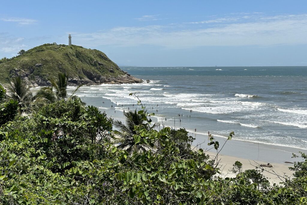 Praia Grande na Ilha do Mel