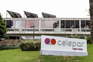A sede da Celepar, em Curitiba. A companhia será privatizada com venda na B3