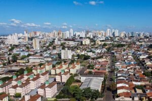 Vista aérea de Londrina, no Norte do Paraná